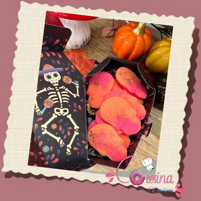 Cercueil skulls "Trick Or Treat"