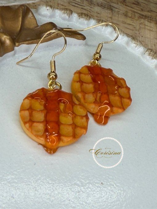 Boucles d'oreilles Gaufrette